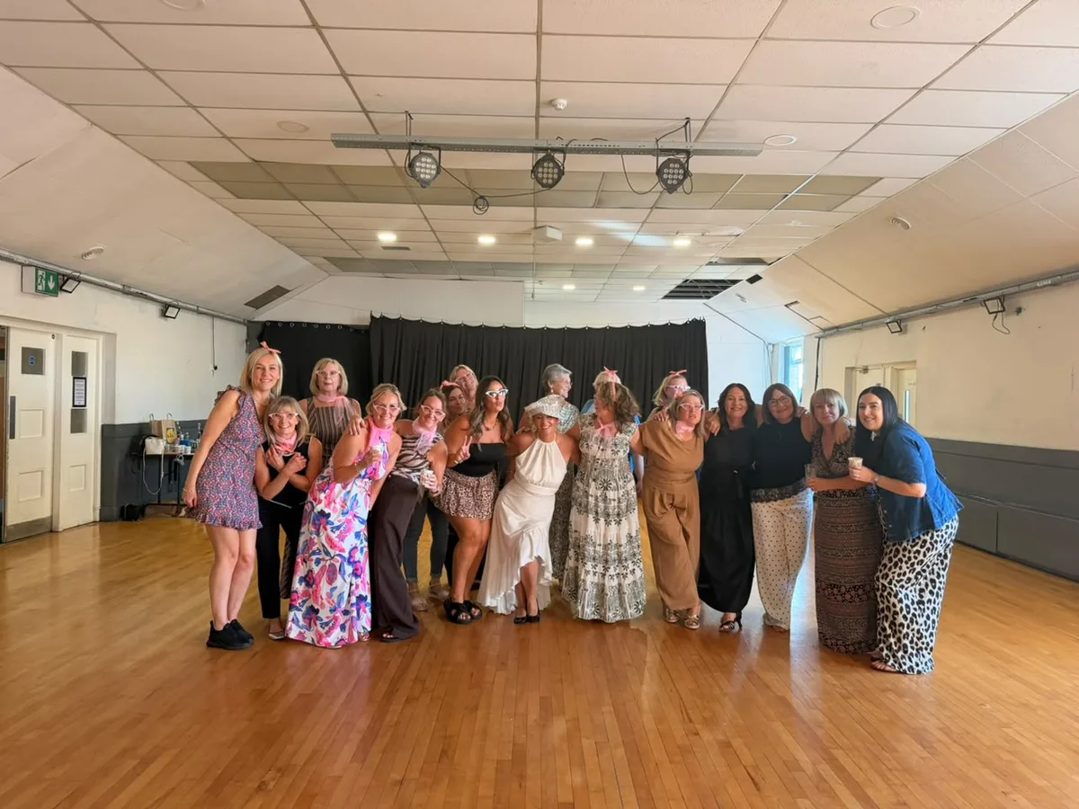 Burlesque hen party dance class theme